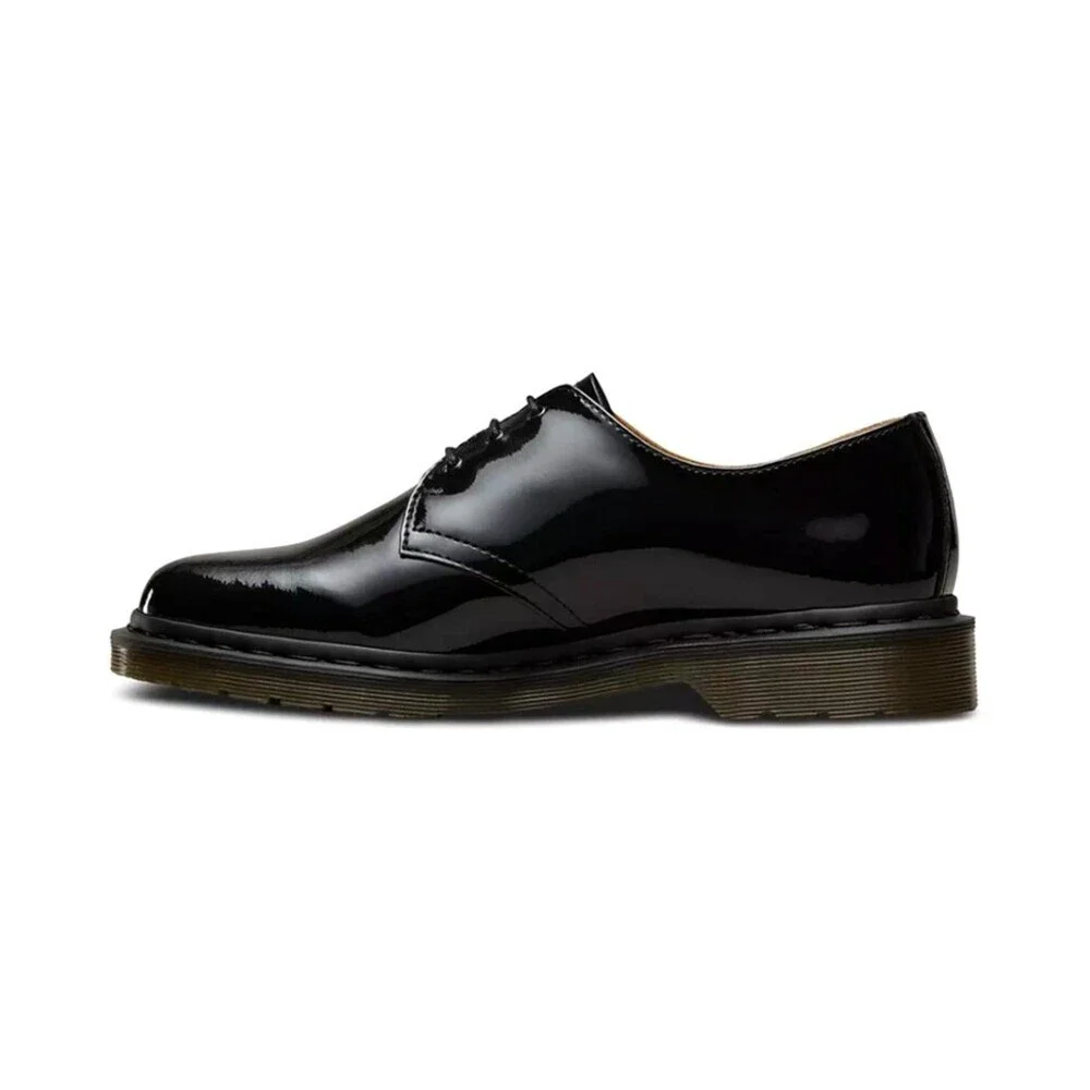 Dr Martens x Beams 1461 Mens US 5 Black Patent Lamper Oxford Lace Up Dress Shoe